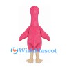 Flamingo Mascot Costume in Pink with Long Neck