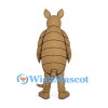 Armadillo Mascot Costume in Tan with Segmented Shell