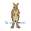 Armadillo Mascot Costume in Tan with Segmented Shell