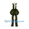 Horse Mascot Costume in Dark Green with Cream Mane