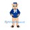 Pig Sailor Mascot Costume with Blue Uniform and Cap