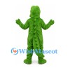 Crocodile Mascot Costume in Green with Yellow Belly