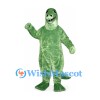 Dinosaur Mascot Costume in Pale Green with Toothy Smile