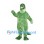Dinosaur Mascot Costume in Pale Green with Toothy Smile