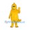 Dinosaur Mascot Costume in Yellow with Rounded Back Spines