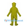 Dinosaur Mascot Costume in Olive Green with Cream Belly