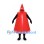 Lighthouse Mascot Costume in Red with Cone Roof