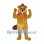Beaver Cowboy Mascot Costume with Brown Hat and Red Bandana