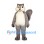 Squirrel Mascot Costume in Gray with Large Bushy Tail
