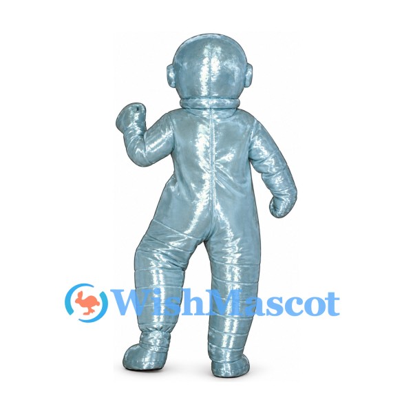 Astronaut Mascot Costume in Silver with Black Visor