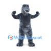 Dinosaur Mascot Costume in Blue Gray with Long Tail