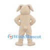 Dog Mascot Costume in Cream with Long Floppy Ears