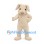 Dog Mascot Costume in Cream with Long Floppy Ears