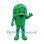 Shoe Mascot Costume in Green with Vent Holes