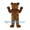 Bear Mascot Costume in Brown with Cream Muzzle