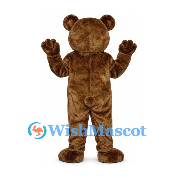 Bear Mascot Costume in Brown with Cream Muzzle