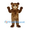 Bear Mascot Costume in Brown with Cream Muzzle