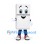 Refrigerator Mascot Costume in White with Smiling Face