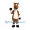 Horse Mascot Costume in Brown with White Belly and Leg Cuffs