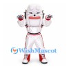 Robot Astronaut Mascot Costume in White with Red Trim