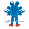 Cyclops Mascot Costume in Blue with Rounded Spikes