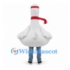 Goose Mascot Costume with Red Goggles and Scarf