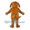Dog Mascot Costume in Brown with Cream Muzzle