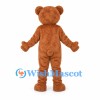 Bear Mascot Costume in Brown with Rounded Ears
