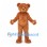 Bear Mascot Costume in Brown with Rounded Ears