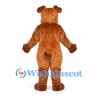 Dog Mascot Costume in Brown with Cream Belly