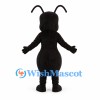 Ant Mascot Costume in Black with Long Antennae