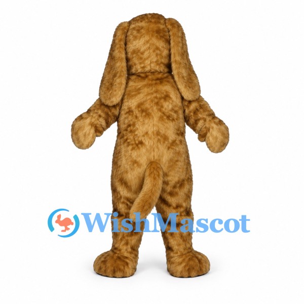 Dog Mascot Costume in Golden Brown with Long Ears