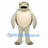 Sea Turtle Mascot Costume in Cream with Gray Shell