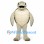 Sea Turtle Mascot Costume in Cream with Gray Shell