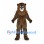 Lion Mascot Costume in Brown with Large Mane
