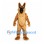 German Shepherd Mascot Costume in Tan and Black