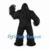 Gorilla Mascot Costume in Black with Gray Chest