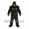 Gorilla Mascot Costume in Black with Chest Plate Details