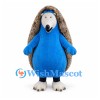 Hedgehog Mascot Costume in Blue with Brown Spines