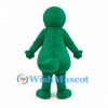 Dinosaur Mascot Costume in Green with Rounded Belly