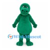 Dinosaur Mascot Costume in Green with Rounded Belly