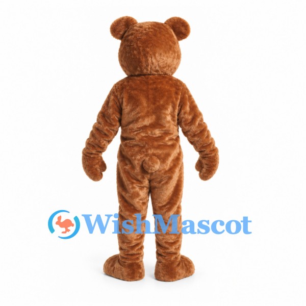 Bear Mascot Costume in Brown with Cream Muzzle