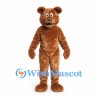 Bear Mascot Costume in Brown with Cream Muzzle
