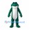 Frog Mascot Costume in Dark Green with White Belly