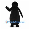 Penguin Mascot Costume with White Belly and Orange Bill