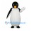 Penguin Mascot Costume with White Belly and Orange Bill