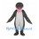 Dolphin Mascot Costume in Gray with White Belly and Pink Mouth