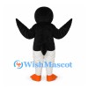 Penguin Mascot Costume with Orange Bill and Feet