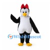 Penguin Mascot Costume with Red Head Bow