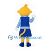 Monkey Mascot Costume with Blue Dress and Sailor Collar